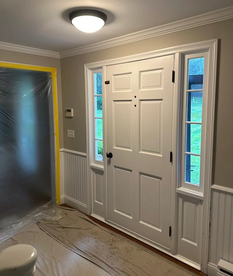 Door replacement project in Wilton, CT